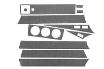 Mercedes W201 (190) 1982-1993 Kit de garnitures de tableau de bord (11 pièces) Aluminium photo 3
