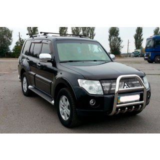 Pare-buffle QT007 (Inox) Mitsubishi Pajero Wagon III 1999-2006 photo 3