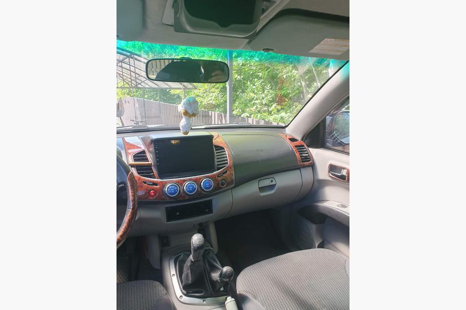Mitsubishi L200 2006-2015 Kit de garnitures de tableau de bord (11 pièces) Bois Photo 12