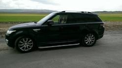 Range Rover Sport 2014-2022 Barres de Toit Skyport (Gris) photo 2