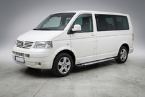 Volkswagen T5 Transporter 2003-2010 Marchepieds Latéraux Allmond Grey (2 pcs, Aluminium) Empattement Long photo 1