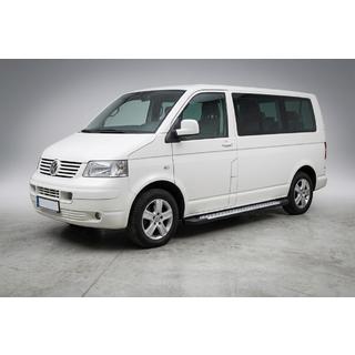 Marchepieds latéraux type X5 (2 pcs, aluminium) Volkswagen T5 Caravelle 2004-2010 photo 1