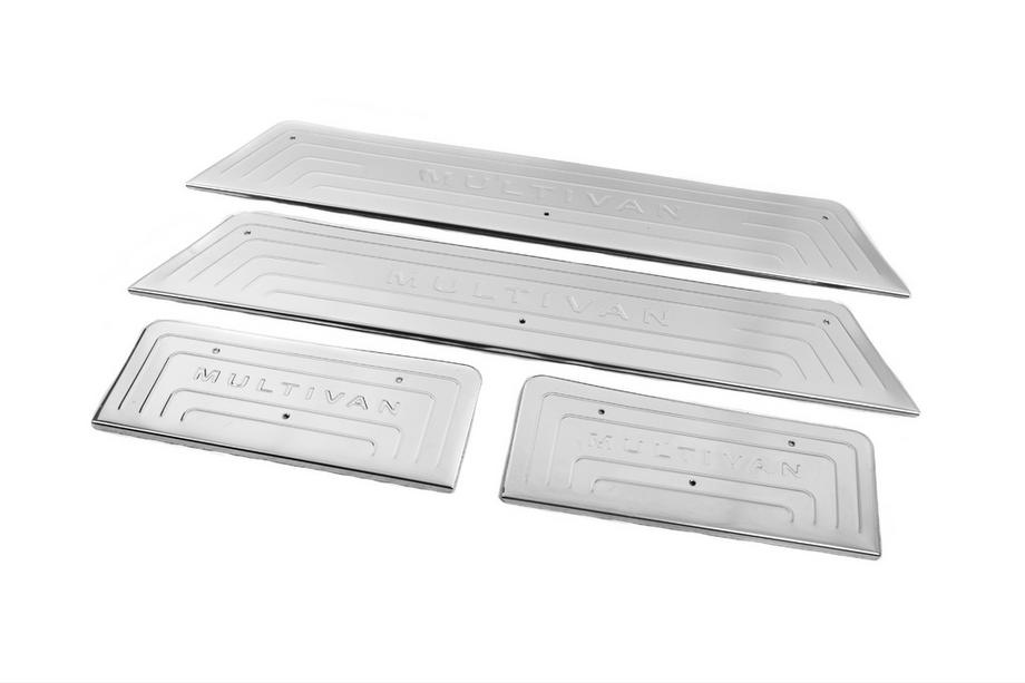 Volkswagen T5 Multivan 2003–2010 Seuils de porte inox (OmsaLine) Photo 2