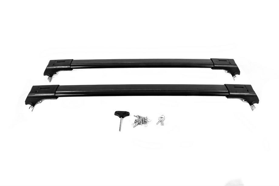 Jeep Compass 2016- Barres de Toit pour Barres de Toit Longitudinales Skybar SPECIAL (2 pcs) Noir Photo 4