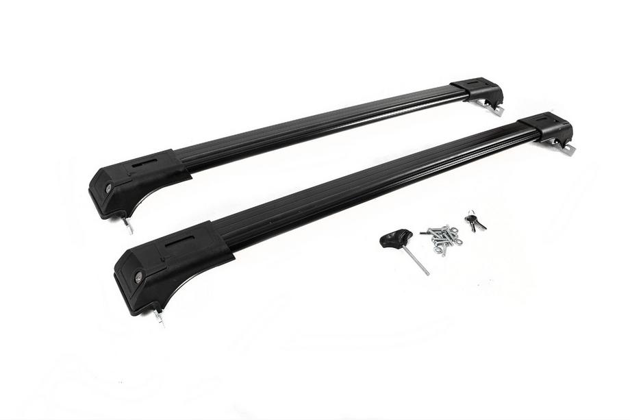 Jeep Compass 2016- Barres de Toit pour Barres de Toit Longitudinales Skybar SPECIAL (2 pcs) Noir Photo 1
