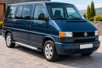 Volkswagen T4 Caravelle/Multivan 1990–2003 Marchepieds Latéraux Allmond Grey (2 pcs, Aluminium) photo 1