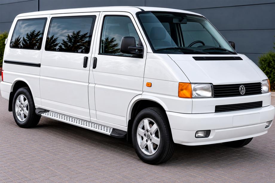 Volkswagen T4 Transporter 1990-2003 Marchepieds Latéraux Allmond Grey (2 pcs, Aluminium) Image