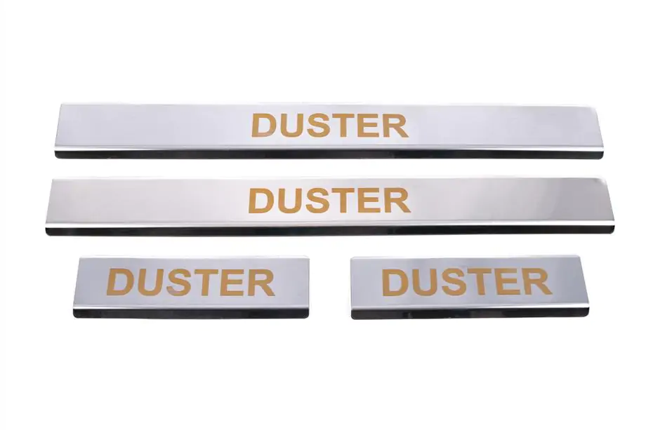 Renault Duster 2008–2017 Seuils de porte Carmos V1 (4 pcs, inox) Photo 2