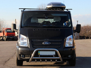Ford Transit 2000–2014 Pare-buffle WT003 (2006-2014, Inox) photo 3