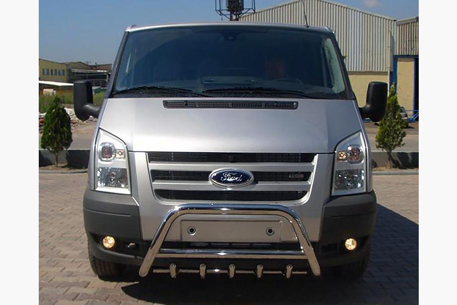 Ford Transit 2000–2014 Pare-buffle WT003 (2006-2014, Inox) Image