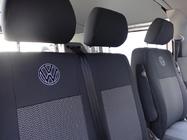 Volkswagen T5 Caravelle 2004-2010 Housses de Sièges Auto (Tissu, Classik) Sièges avant (1+1) photo 3