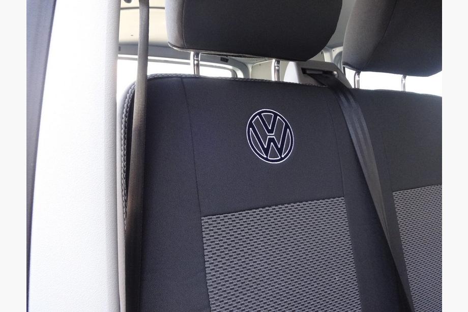 Volkswagen T5 2010-2015 Housses de Sièges Auto (Tissu, Classik) Ensemble complet intérieur → Sièges avant (1+1) Photo 2