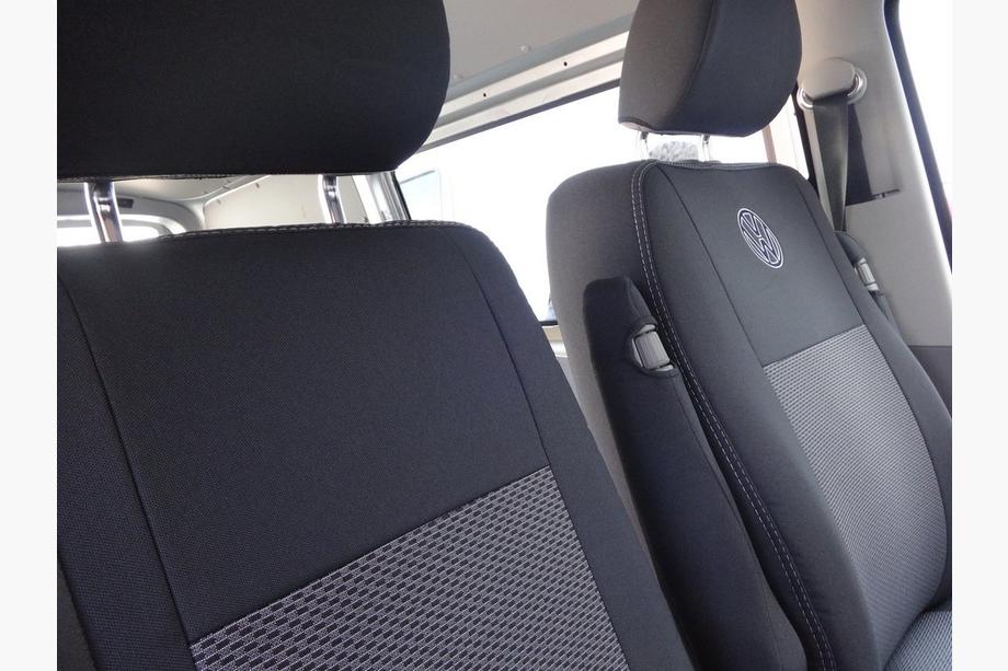 Volkswagen T5 2010-2015 Housses de Sièges Auto (Tissu, Classik) Ensemble complet intérieur → Sièges avant (1+1) Photo 4