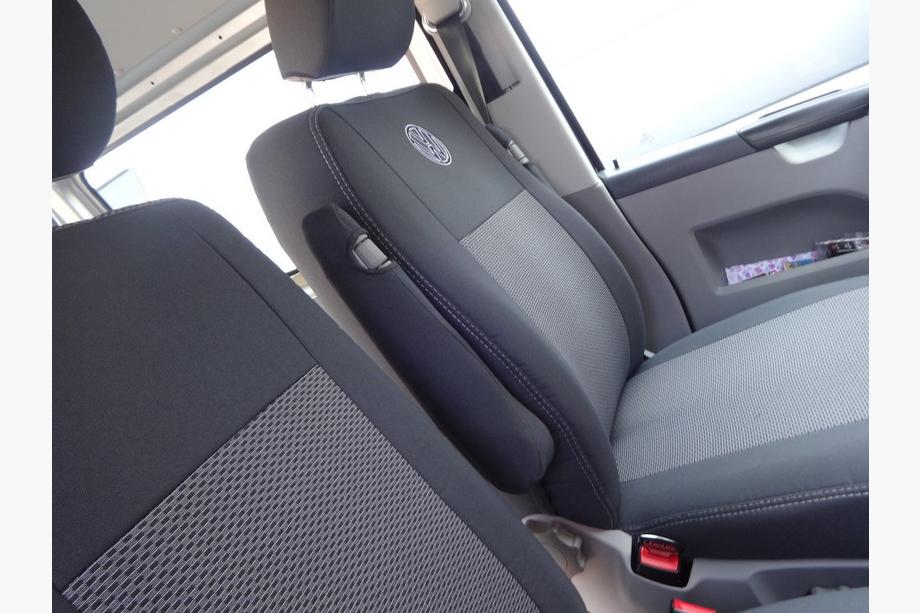 Volkswagen T5 2010-2015 Housses de Sièges Auto (Tissu, Classik) Ensemble complet intérieur → Sièges avant (1+1) Photo 5