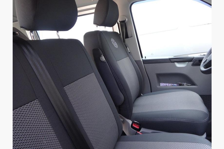 Volkswagen T5 2010-2015 Housses de Sièges Auto (Tissu, Classik) Ensemble complet intérieur → Sièges avant (1+1) Photo 7