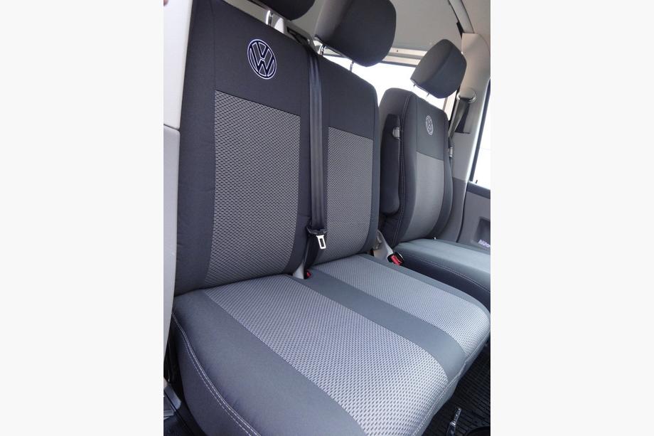 Volkswagen T5 2010-2015 Housses de Sièges Auto (Tissu, Classik) Ensemble complet intérieur → Sièges avant (1+1) Photo 12