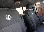 Volkswagen T5 2010-2015 Housses de Sièges Auto (Similicuir↗Tissu, Premium) photo 9