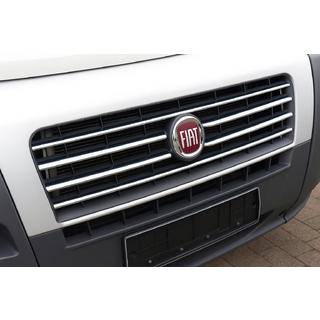Couvre-Calandre Chromés 2006-2014 (6 pièces, Acier Inoxydable) Fiat Ducato 2006-2025 photo 1