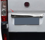 Fiat Ducato 2006-2025 Baguette chromée au-dessus de la plaque d'immatriculation (inox) Carmos - Acier Inoxydable Turc photo 1