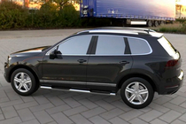 Volkswagen Touareg 2010-2018 Barres Latérales (2 pcs, Inox) photo 1