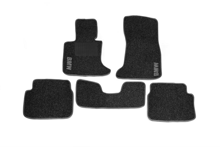 BMW 5 Series E60/E61 2003-2010 Tapis de sol textile (Velgum) Image
