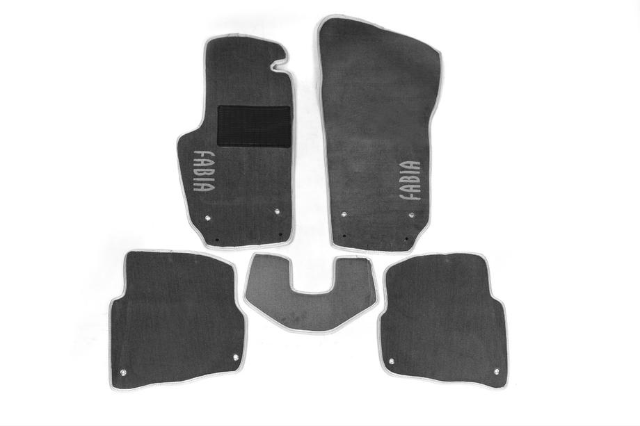 Skoda Fabia 2000-2007 Tapis de sol textile (Velgum) Image