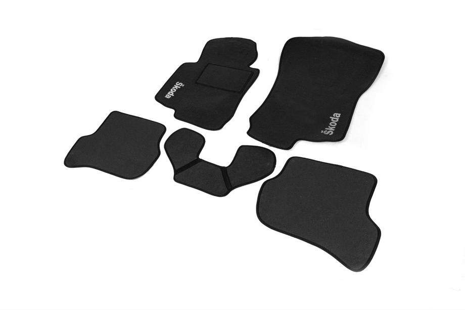 Skoda Octavia II A5 2010-2013 Tapis de sol textile (Velgum) Photo 2
