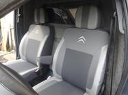 Citroen Jumpy 2007–2017 Housses de Siège Auto (Similicuir↗Tissu, Premium) photo 3