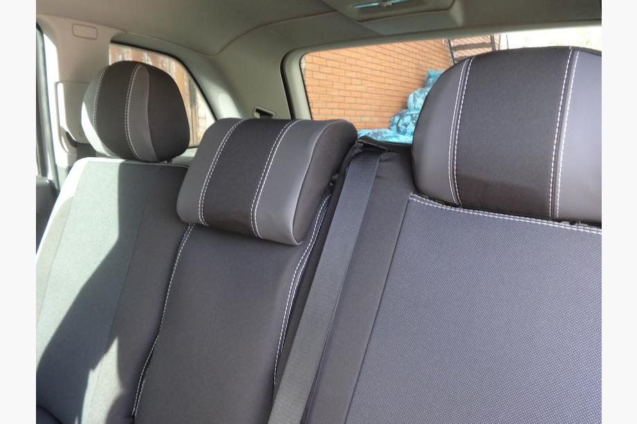 Opel Zafira B 2005–2011 Housses de Siège Auto (Similicuir↗Tissu, Premium) Photo 6