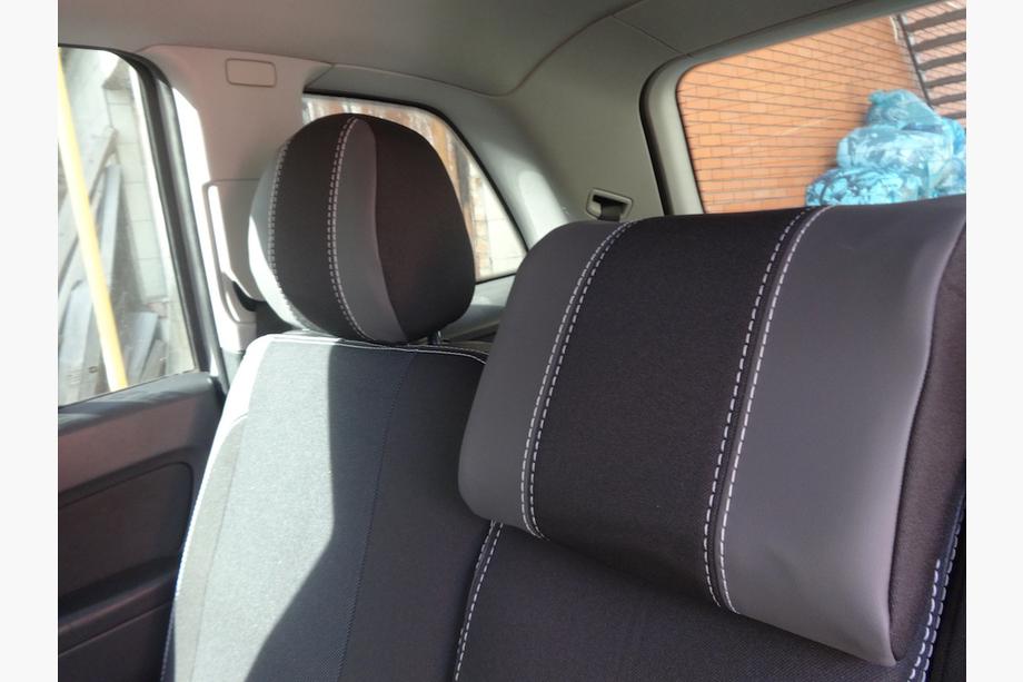 Opel Zafira B 2005–2011 Housses de Siège Auto (Similicuir↗Tissu, Premium) Photo 13
