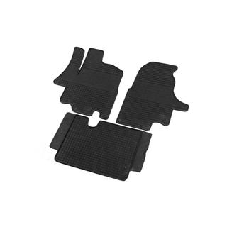 Tapis en caoutchouc (3 pcs, Polytep) Renault Master 1998-2010 photo 2