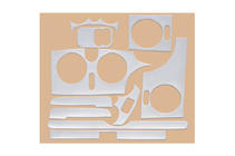 Renault Kangoo 1998-2008 Couvre tableau de bord (Meric) Aluminium photo 4