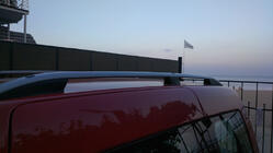 Volkswagen Caddy 2004-2010 Barres de Toit Skyport GREY Base Standard photo 7
