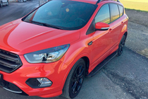 Ford Kuga/Escape 2013-2019 Marchepieds Latéraux Tayga Black (2 pcs, Aluminium) photo 1