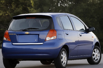 Chevrolet Aveo T200 2002-2008 Baguette de coffre inox photo 1