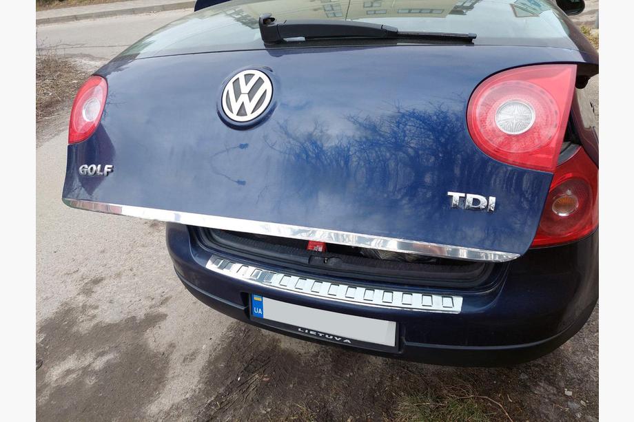 Volkswagen Golf 5 2003-2009 Baguette de coffre inox Carmos - Acier Inoxydable Turc Photo 3