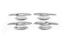 Mazda 6 2008-2012 Coupelles de poignées chromées avec pétales (4 pcs, plastique) photo 2
