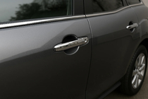 Mazda CX-7 2006-2012 Couvre-poignées Chromés V2 (4 pcs, Acier Inoxydable) photo 1
