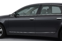 Audi A6 C6 2004-2011 Couvre-poignées de Porte Chromés (4 pcs, Acier Inoxydable) photo 1