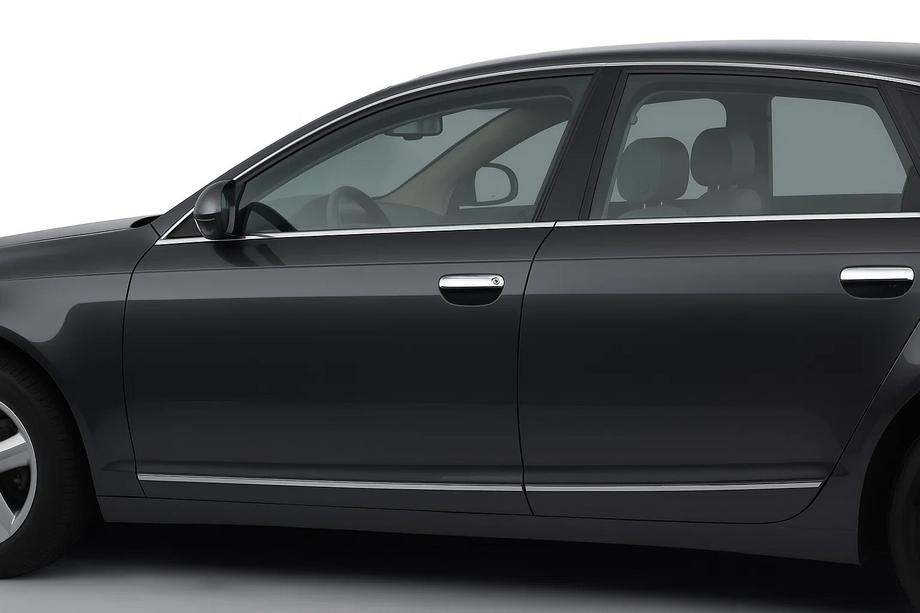 Audi A6 C6 2004-2011 Couvre-poignées de Porte Chromés (4 pcs, Acier Inoxydable) Image