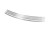 Volkswagen T4 Transporter 1990-2003 Caches de grille de pare-chocs Capot incline (4 pcs, inox) photo 2