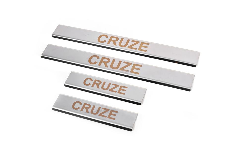 Chevrolet Cruze 2009–2015 Couvre-seuils V1 (4 pcs, Carmos) Image