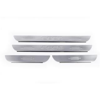 Seuils de porte Carmos (4 pcs, inox) photo 2
