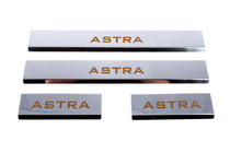 Opel Astra J 2009-2015 Seuils de porte Carmos V1 (4 pcs, inox) photo 2