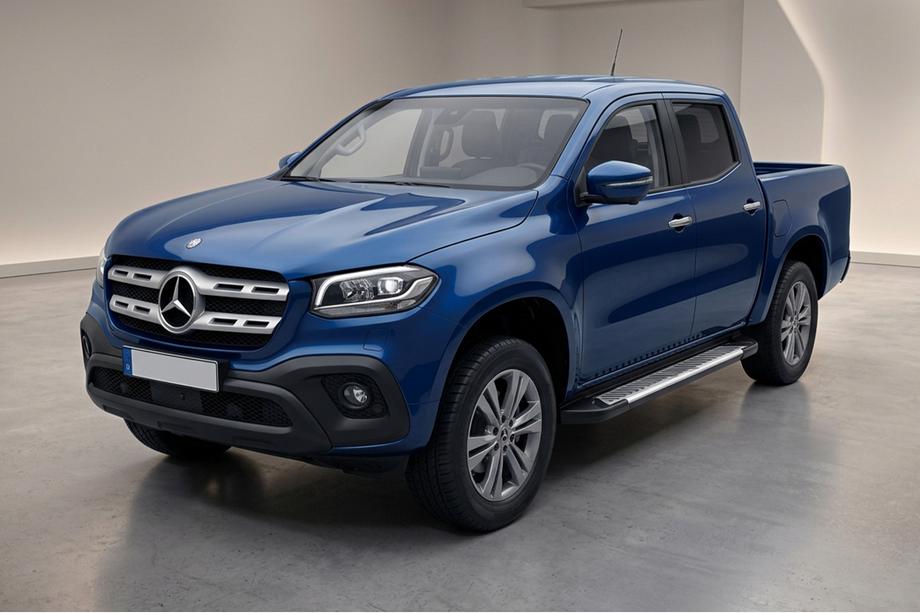 Mercedes X class 2017-2020 Marchepieds Latéraux Line (2 pcs, Aluminium) Image