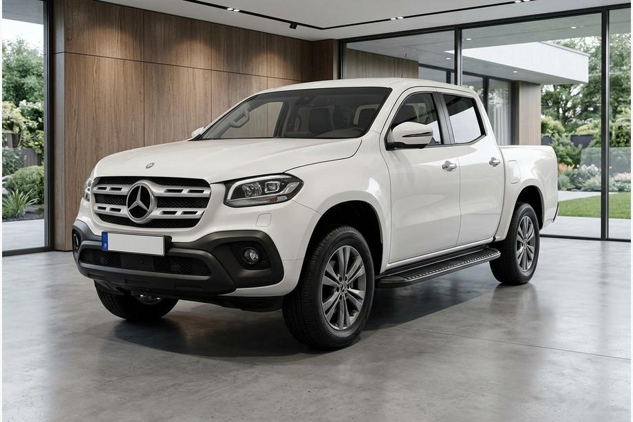 Mercedes X class 2017-2020 Marchepieds Latéraux Tayga Black V1 (2 pcs, Aluminium) Image