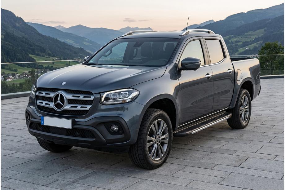 Mercedes X class 2017-2020 Marchepieds Latéraux Bosphore Grey (2 pcs, Aluminium) Image