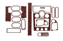 Renault Megane II 2004-2009 Kit garnitures de tableau de bord 17 pièces (Meric, Turquie) Aluminium photo 3