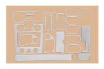 Renault Megane II 2004-2009 Kit garnitures de tableau de bord 17 pièces (Meric, Turquie) Aluminium photo 4