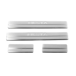 Seuils de porte OmsaLine (4 pcs, inox) Ford Fiesta 2002-2008 photo 2